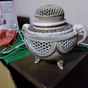 薩摩焼の香炉 薩摩焼の香炉