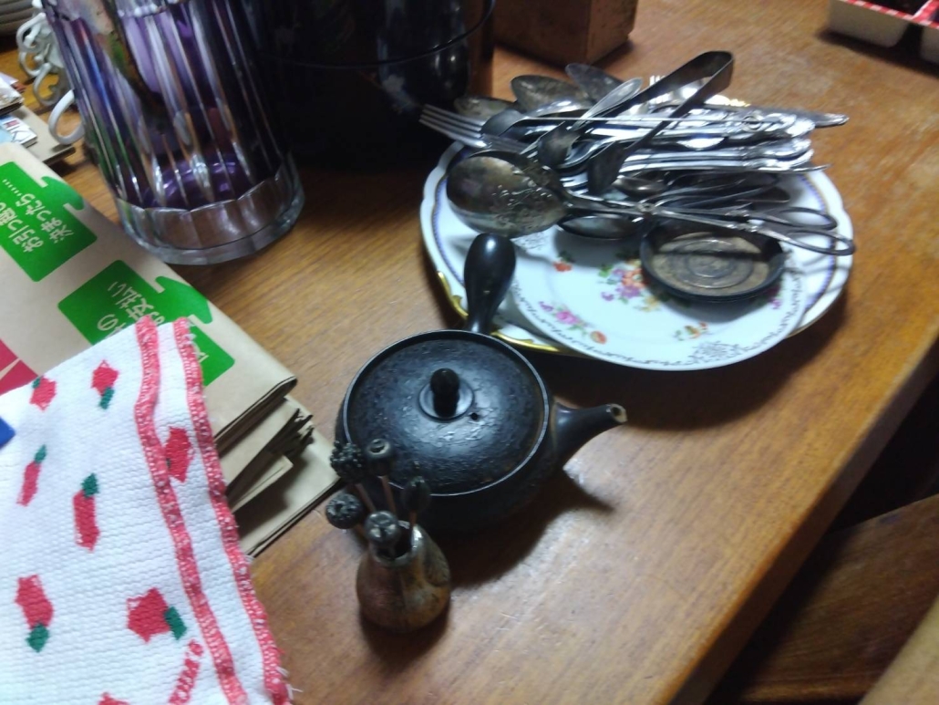 銀のカトラリー