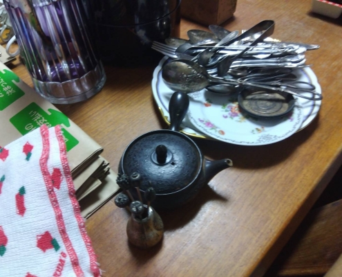 銀のカトラリー