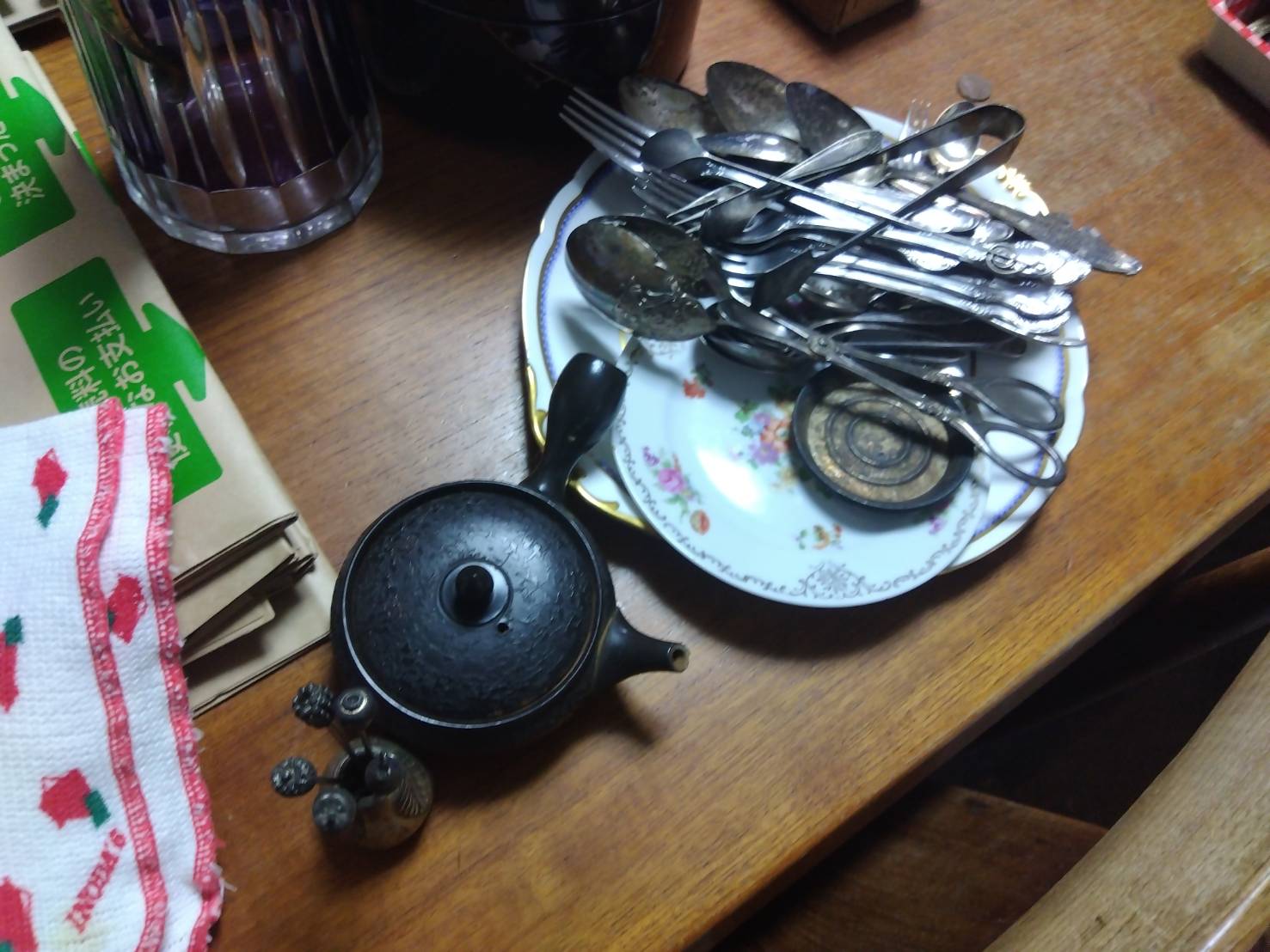 銀のカトラリー