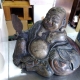 清朝末期の金工の布袋様