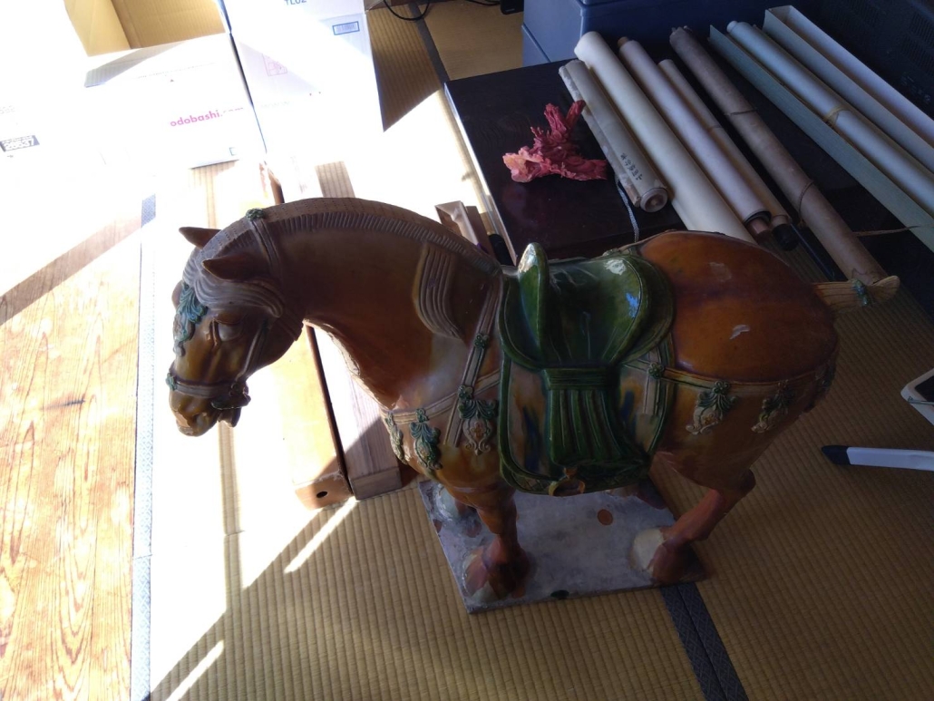 唐三彩馬の置物