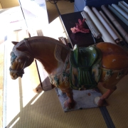 唐三彩馬の置物